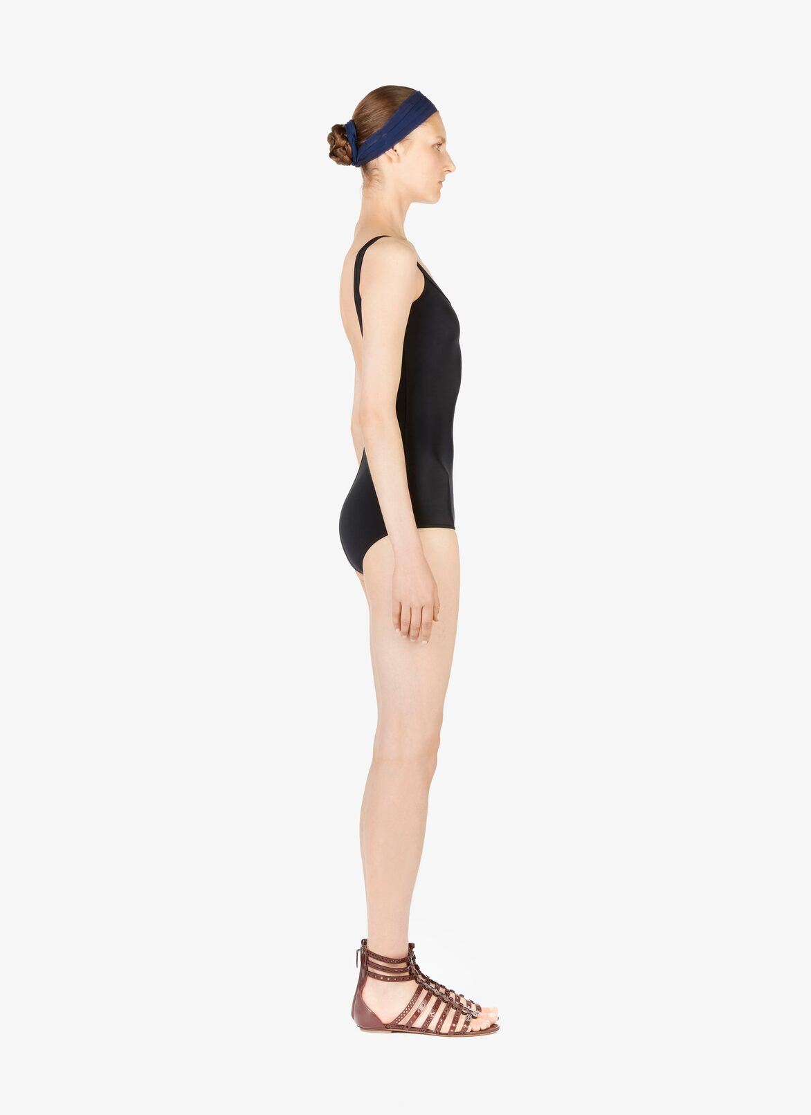 Open-Back Swimsuit ALAÏA BLACK OPEN-BACK SWIMSUIT